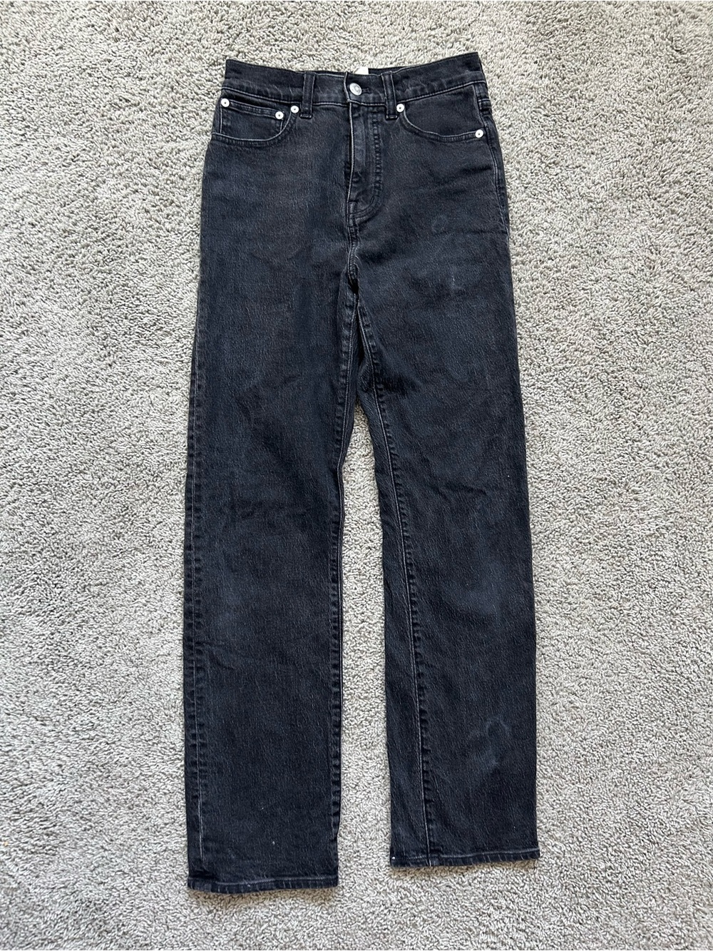 Madewell Black Straight-Leg Women's Jeans